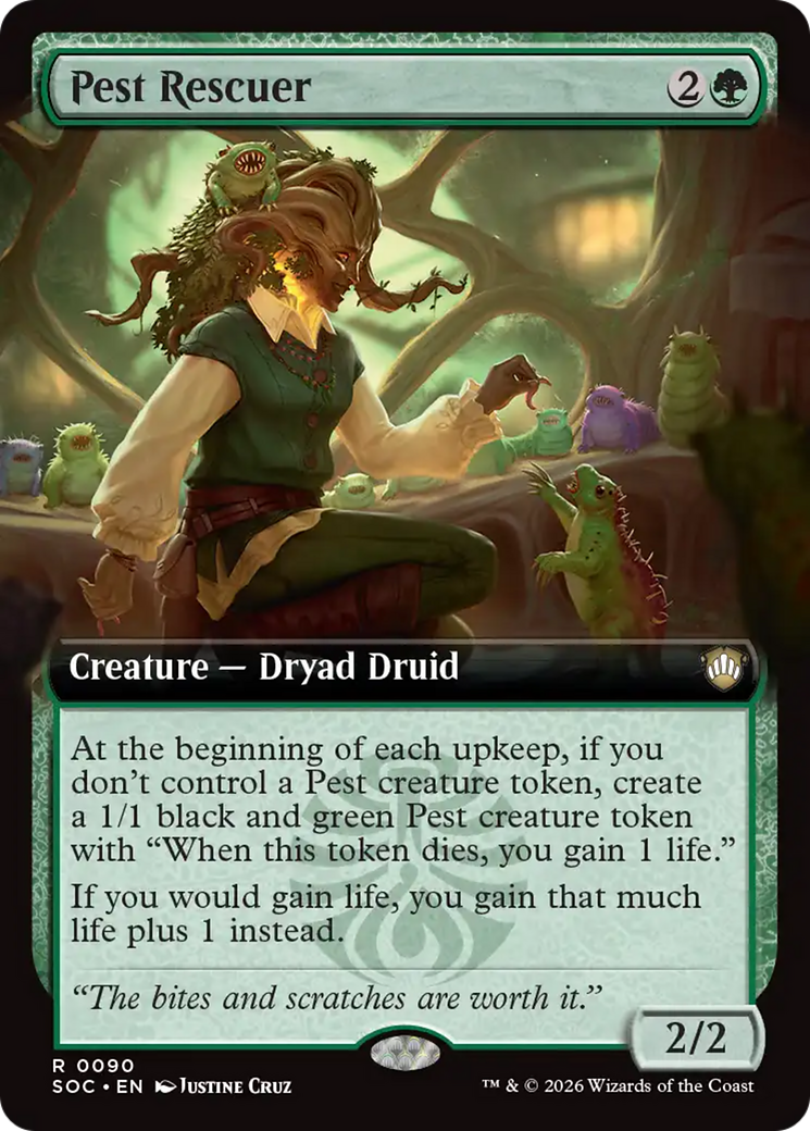 Pest Rescuer (Extended Art) [Secrets of Strixhaven Commander] | Gamers Paradise