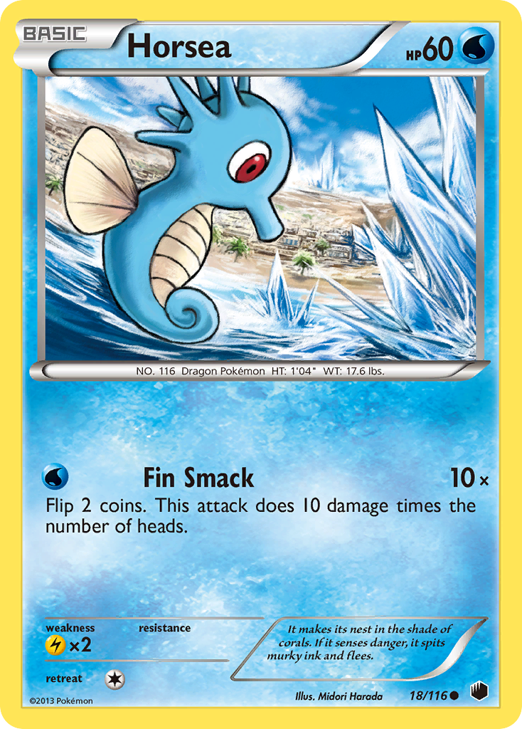 Horsea (18/116) [Black & White: Plasma Freeze] | Gamers Paradise
