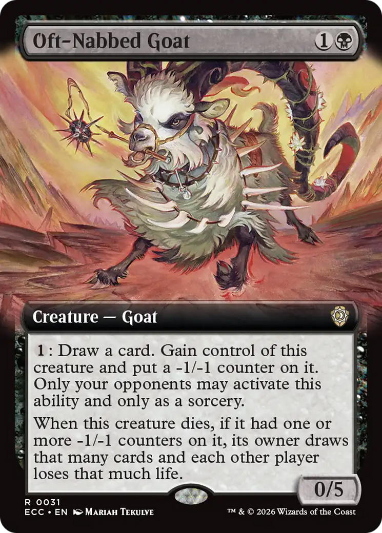 Oft-Nabbed Goat (Extended Art) [Lorwyn Eclipsed Commander] | Gamers Paradise