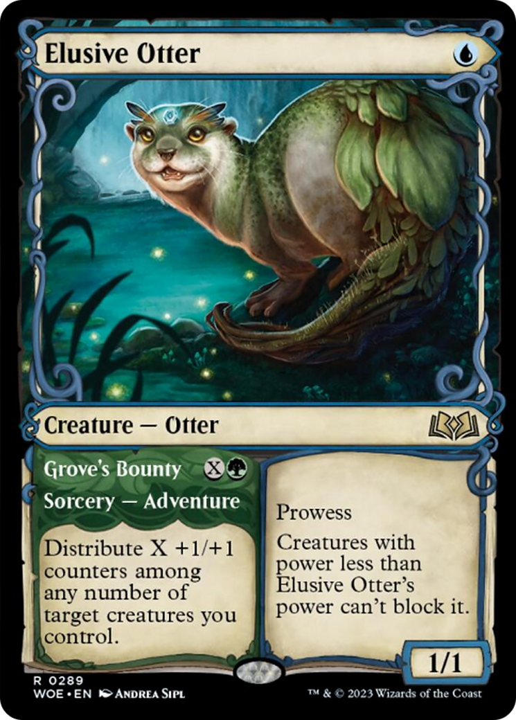 Elusive Otter // Grove's Bounty (Showcase) [Wilds of Eldraine] | Gamers Paradise