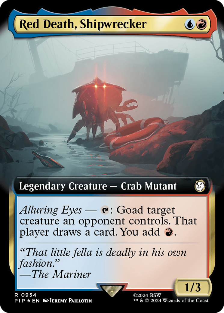 Red Death, Shipwrecker (Extended Art) (Surge Foil) [Fallout] | Gamers Paradise