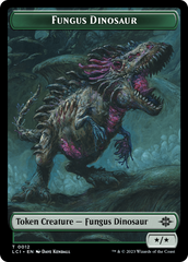 Fungus Dinosaur // Skeleton Pirate Double-Sided Token [The Lost Caverns of Ixalan Tokens] | Gamers Paradise