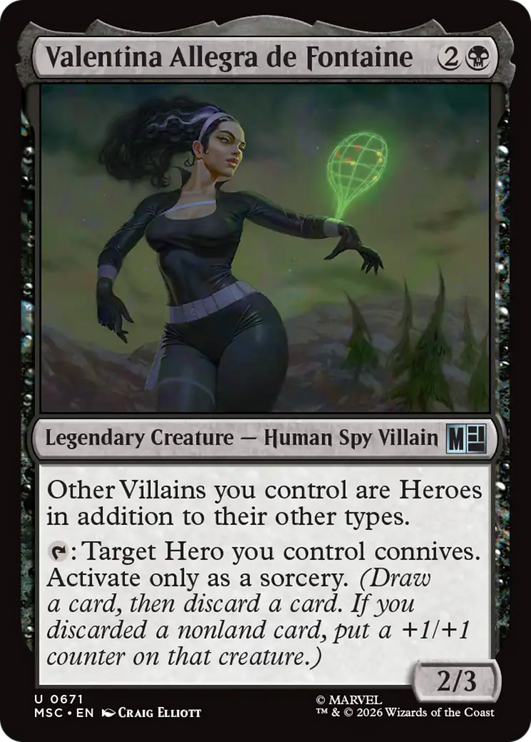 Valentina Allegra de Fontaine [Marvel Super Heroes Commander] | Gamers Paradise