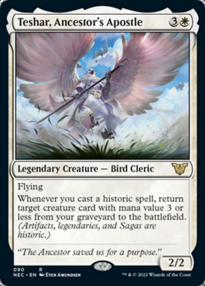 Teshar, Ancestor's Apostle [Kamigawa: Neon Dynasty Commander] | Gamers Paradise