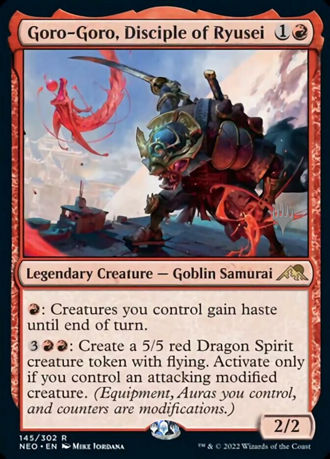 Goro-Goro, Disciple of Ryusei (Promo Pack) [Kamigawa: Neon Dynasty Promos] | Gamers Paradise