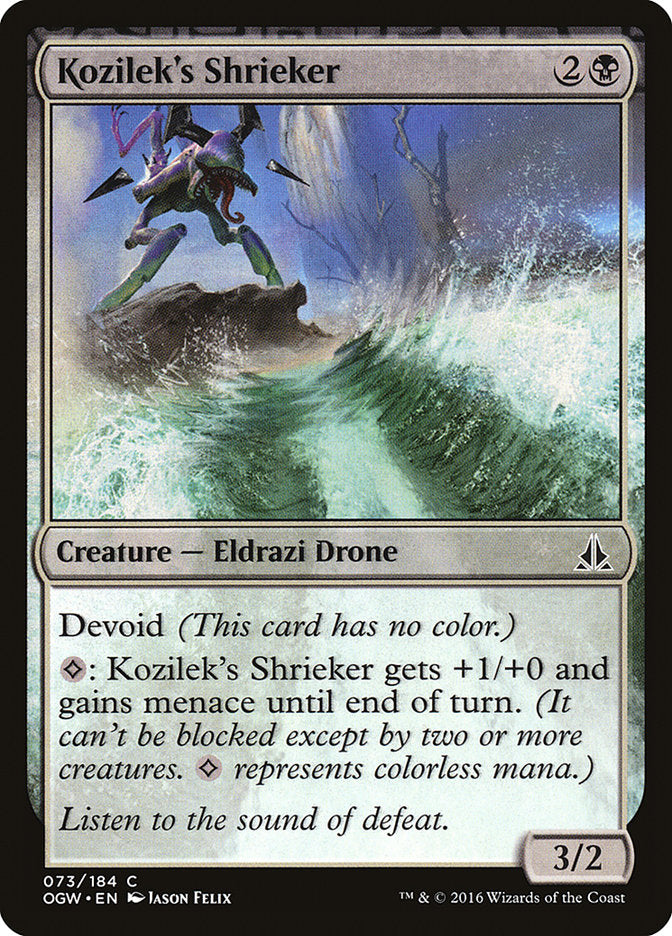 Kozilek's Shrieker [Oath of the Gatewatch] | Gamers Paradise