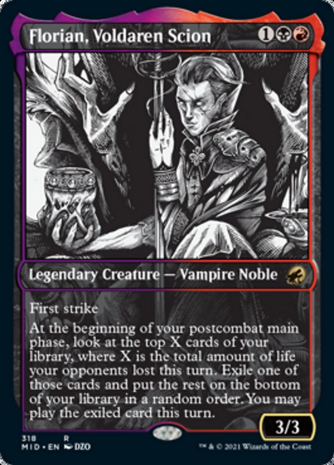 Florian, Voldaren Scion (Showcase Eternal Night) [Innistrad: Midnight Hunt] | Gamers Paradise