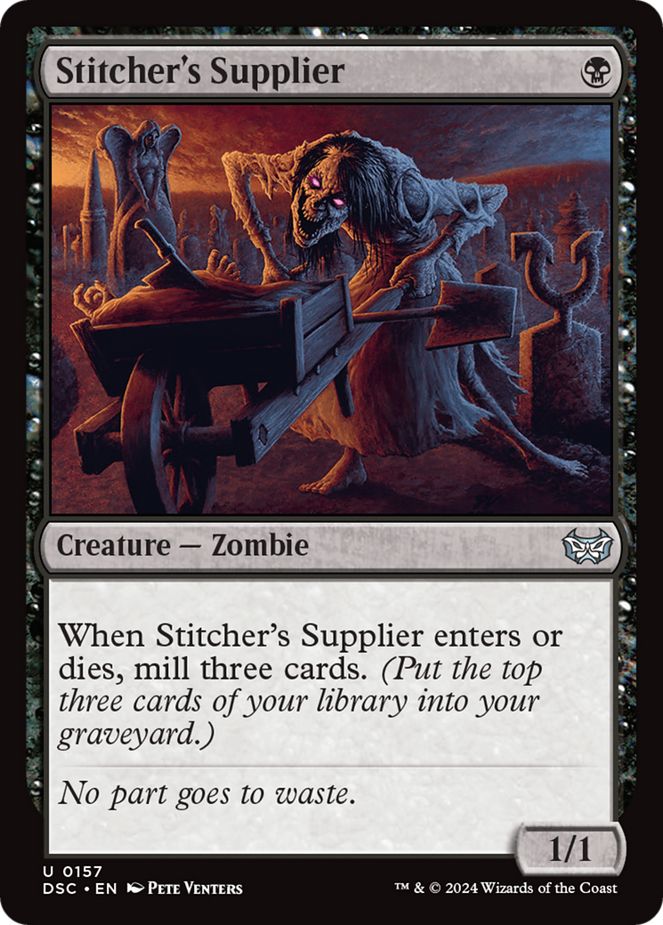Stitcher's Supplier [Duskmourn: House of Horror Commander] | Gamers Paradise