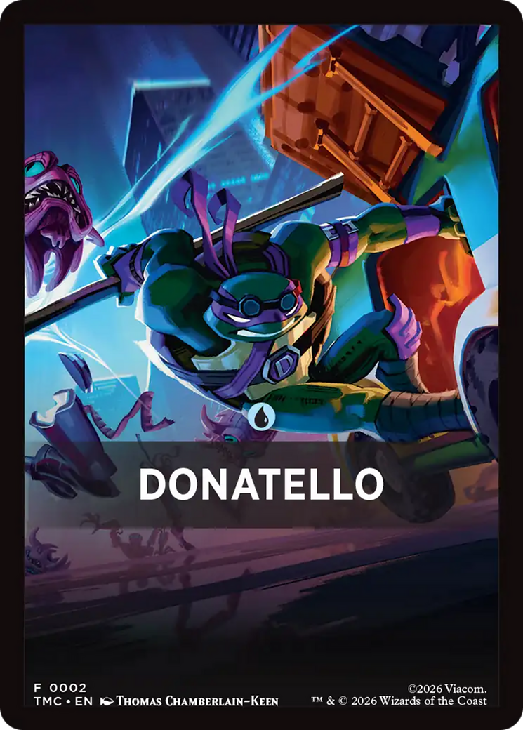Donatello Theme Card [Teenage Mutant Ninja Turtles Commander Tokens] | Gamers Paradise