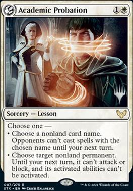 Academic Probation (Promo Pack) [Strixhaven: School of Mages Promos] | Gamers Paradise