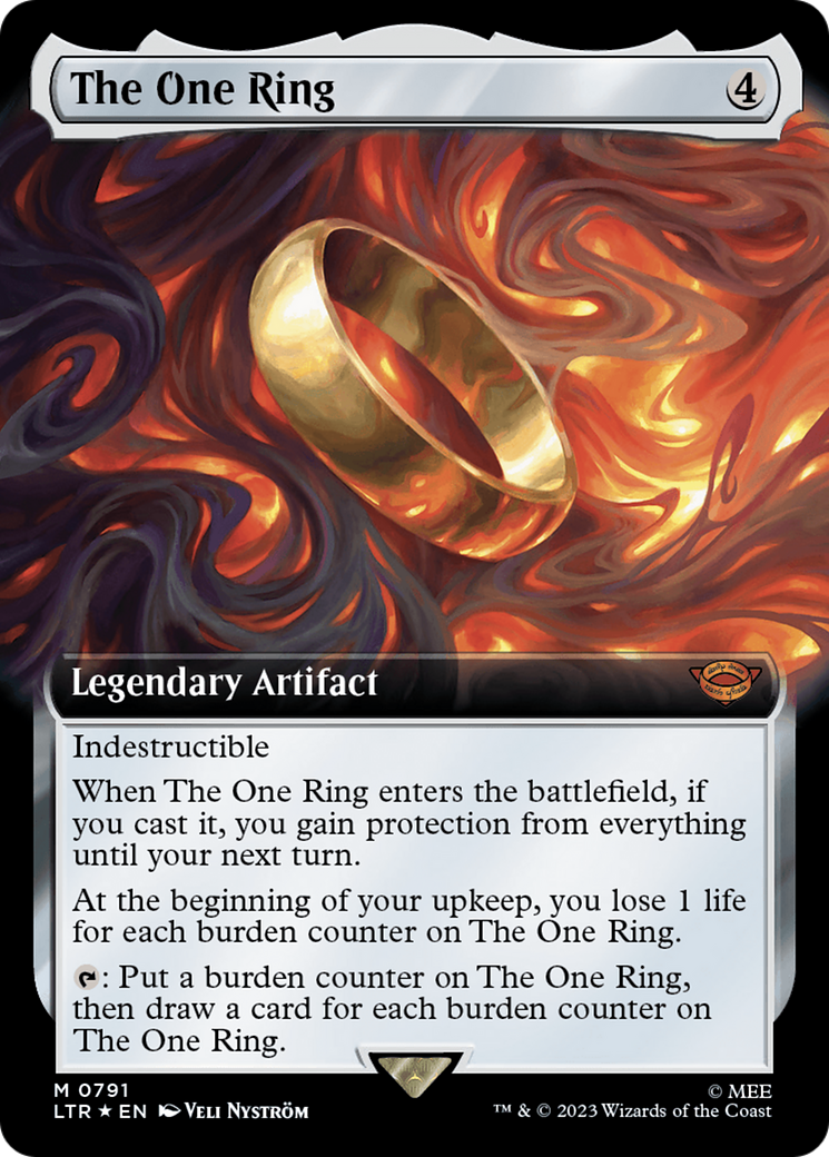 The One Ring (Extended Art) (Surge Foil) [The Lord of the Rings: Tales of Middle-Earth] | Gamers Paradise