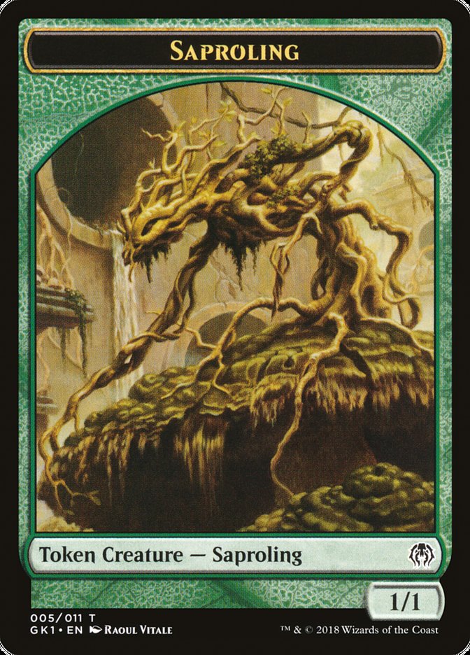 Saproling // Insect Double-Sided Token [Guilds of Ravnica Guild Kit Tokens] | Gamers Paradise