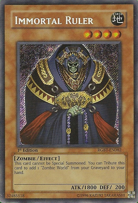 Immortal Ruler [RGBT-EN082] Secret Rare | Gamers Paradise