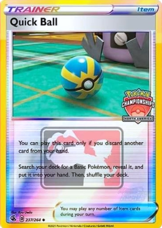 Quick Ball (237/264) (North America Championships Promo) [Sword & Shield: Fusion Strike] | Gamers Paradise