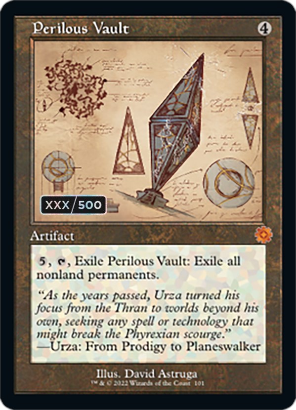 Perilous Vault (Retro Schematic) (Serialized) [The Brothers' War Retro Artifacts] | Gamers Paradise