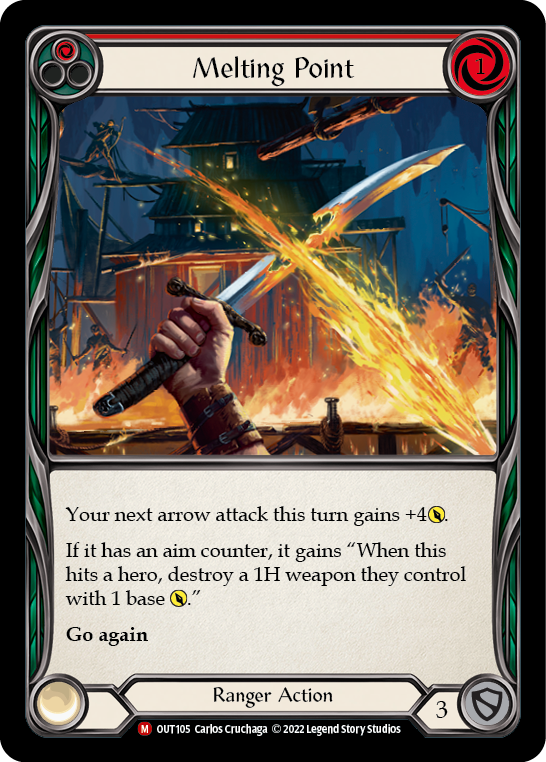 Melting Point [OUT105] (Outsiders)  Rainbow Foil | Gamers Paradise