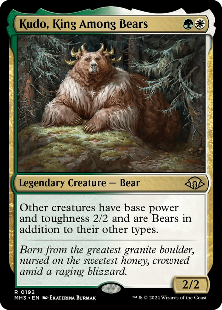 Kudo, King Among Bears [Modern Horizons 3] | Gamers Paradise