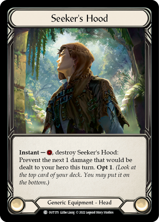 Seeker's Hood [OUT175] (Outsiders)  Rainbow Foil | Gamers Paradise