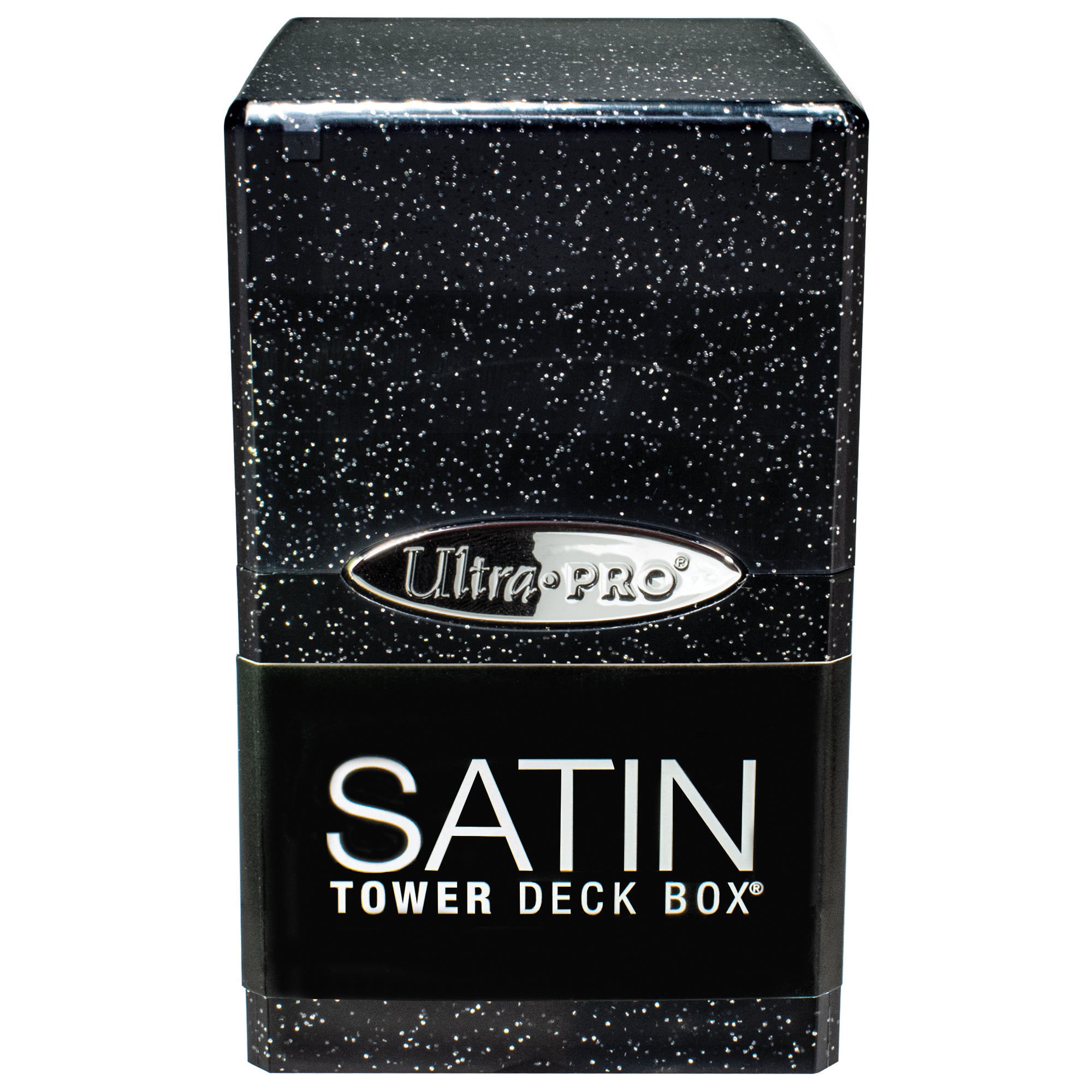 Ultra PRO: Satin Tower - Glitter Black | Gamers Paradise