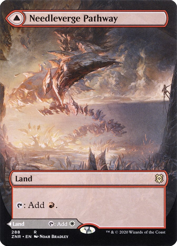 Needleverge Pathway // Pillarverge Pathway (Borderless Alternate Art) [Zendikar Rising] | Gamers Paradise