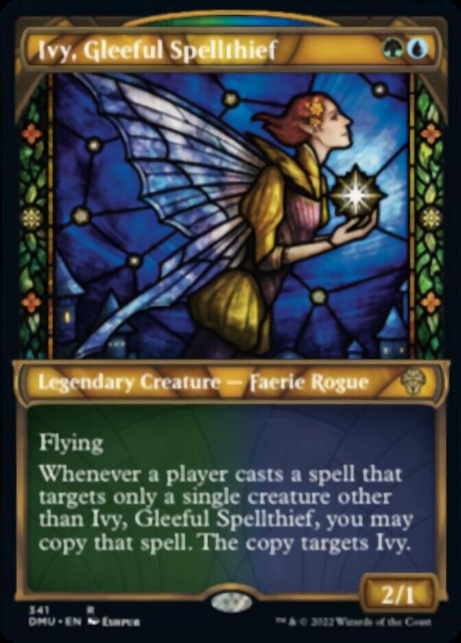 Ivy, Gleeful Spellthief (Showcase Textured) [Dominaria United] | Gamers Paradise