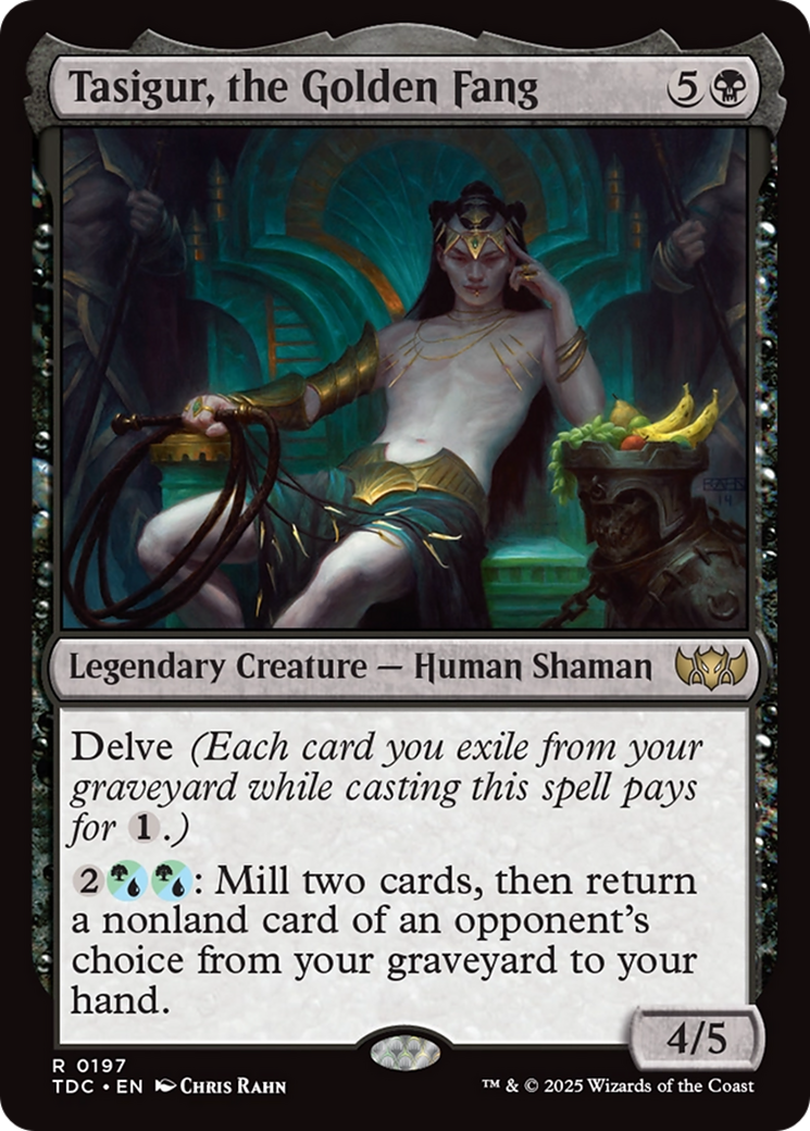 Tasigur, the Golden Fang [Tarkir: Dragonstorm Commander] | Gamers Paradise
