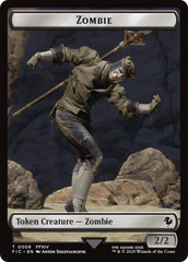 Moogle // Zombie Double-Sided Token [FINAL FANTASY Commander Tokens] | Gamers Paradise