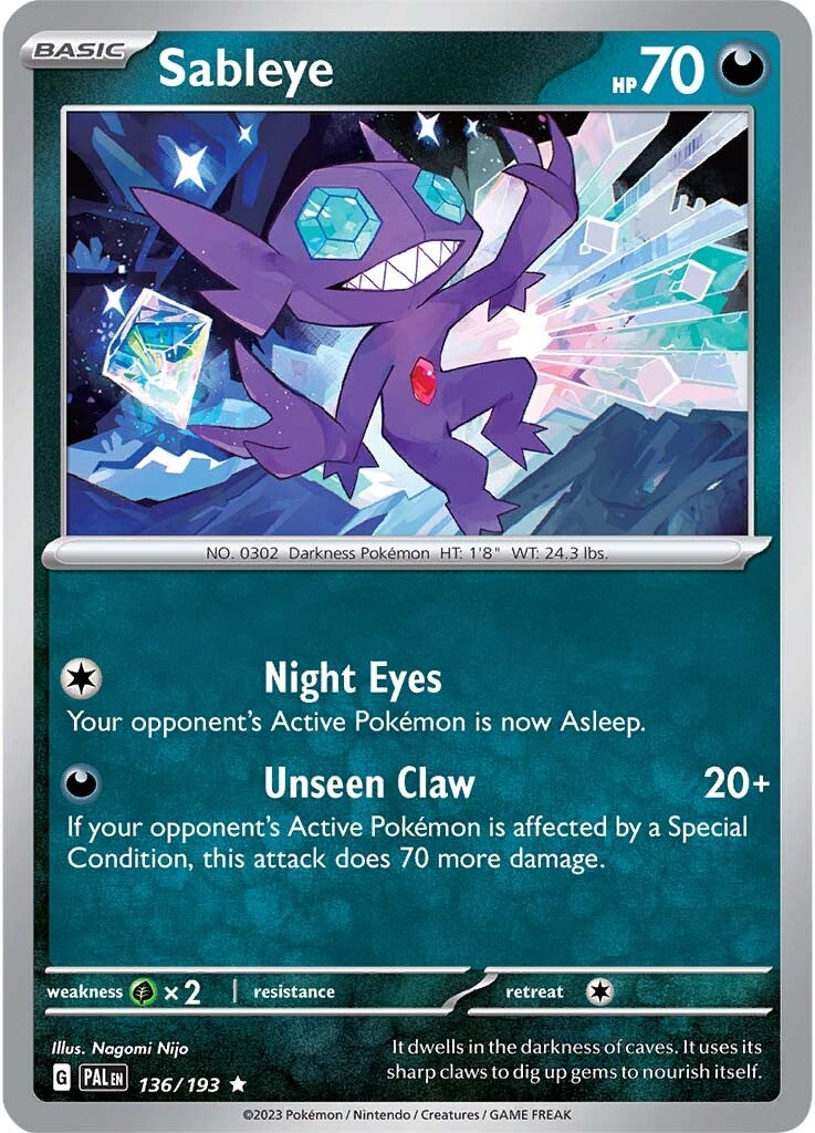 Sableye (136/193) [Scarlet & Violet: Paldea Evolved] | Gamers Paradise