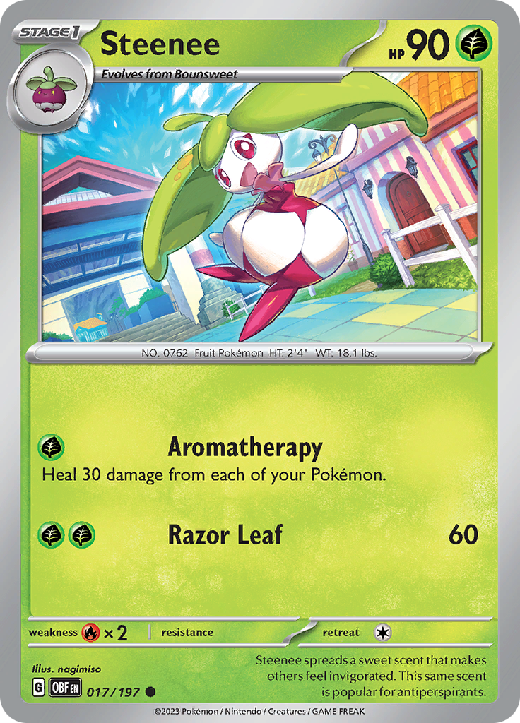 Steenee (017/197) [Scarlet & Violet: Obsidian Flames] | Gamers Paradise