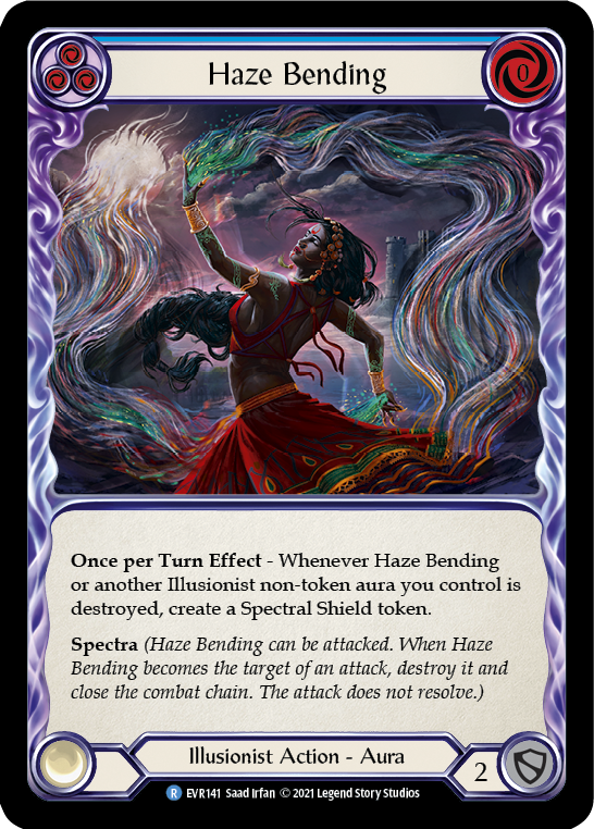 Haze Bending (Blue) [EVR141] (Everfest)  1st Edition Rainbow Foil | Gamers Paradise