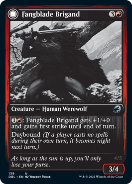 Fangblade Brigand // Fangblade Eviscerator [Innistrad: Double Feature] | Gamers Paradise