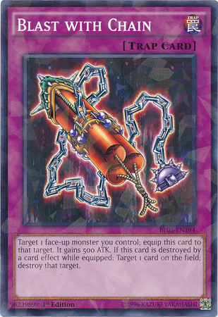 Blast with Chain [BP03-EN194] Shatterfoil Rare | Gamers Paradise