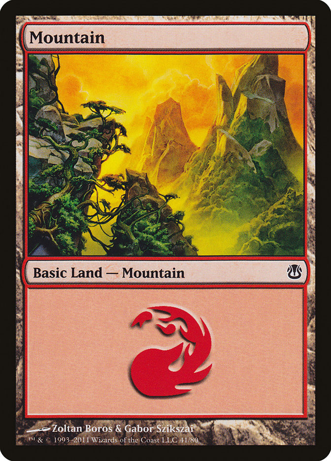 Mountain (41) [Duel Decks: Ajani vs. Nicol Bolas] | Gamers Paradise