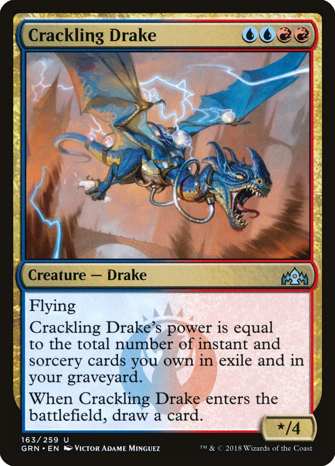 Crackling Drake [Guilds of Ravnica] | Gamers Paradise