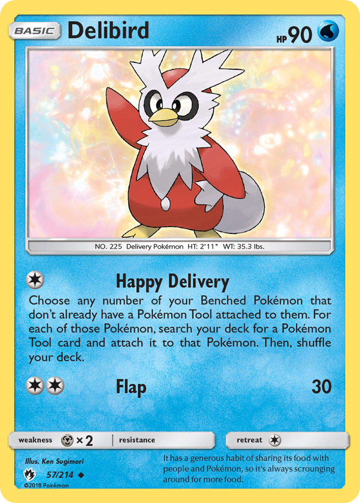 Delibird (57/214) [Sun & Moon: Lost Thunder] | Gamers Paradise