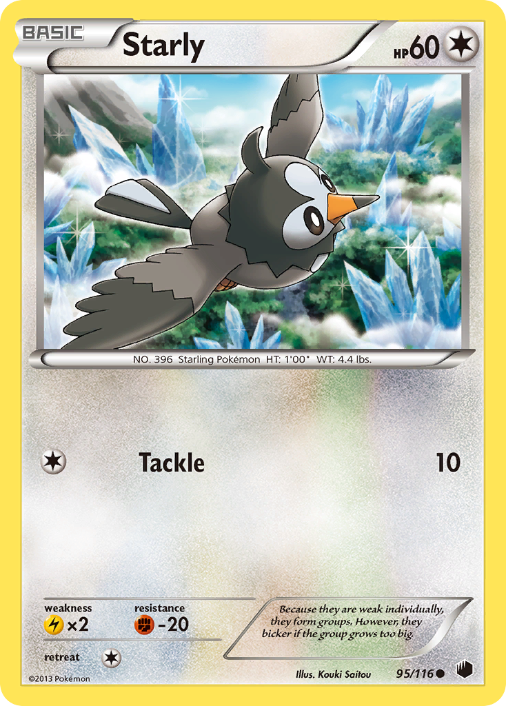 Starly (95/116) [Black & White: Plasma Freeze] | Gamers Paradise
