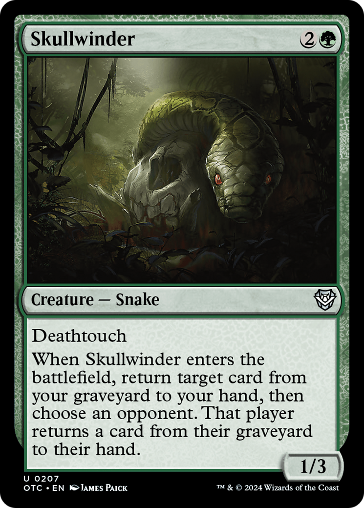 Skullwinder [Outlaws of Thunder Junction Commander] | Gamers Paradise