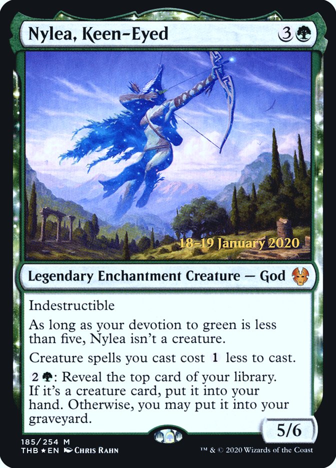 Nylea, Keen-Eyed [Theros Beyond Death Prerelease Promos] | Gamers Paradise