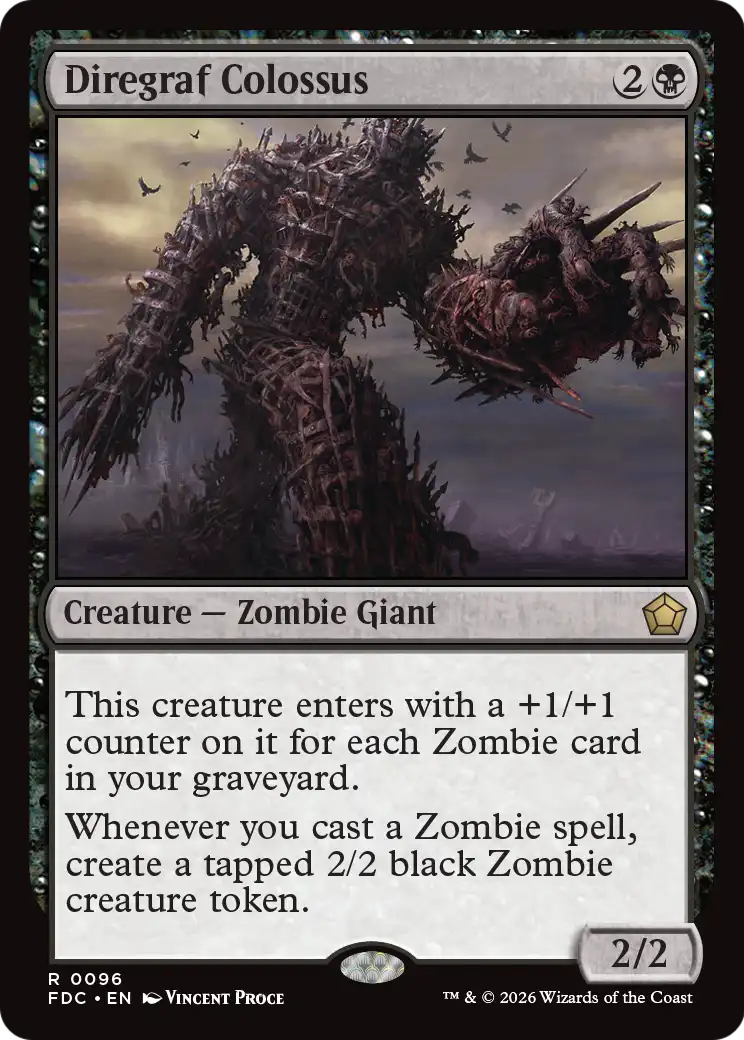 Diregraf Colossus [Foundations Commander] | Gamers Paradise