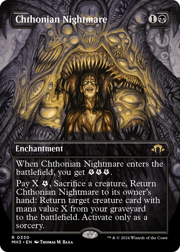 Chthonian Nightmare (Borderless) [Modern Horizons 3] | Gamers Paradise