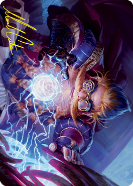 Storm-Kiln Artist Art Card (Gold-Stamped Signature) [Strixhaven: School of Mages Art Series] | Gamers Paradise