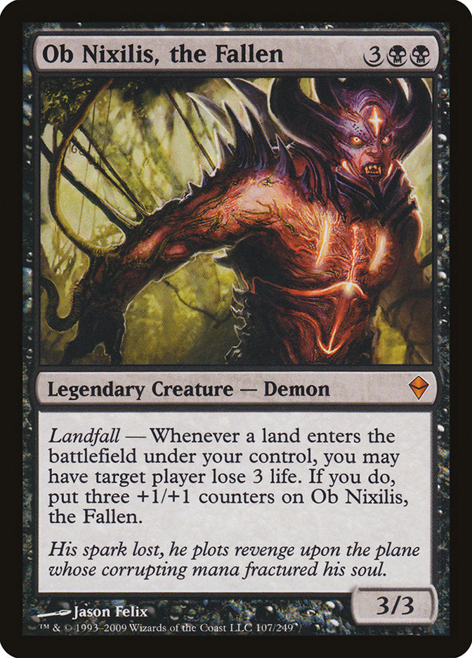 Ob Nixilis, the Fallen [Zendikar] | Gamers Paradise