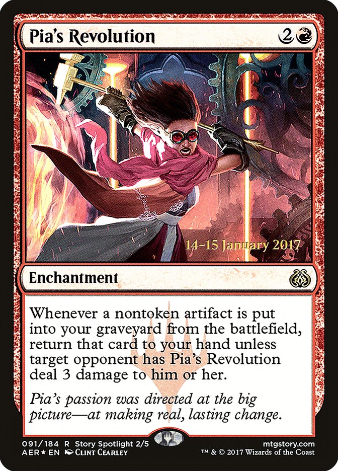 Pia's Revolution [Aether Revolt Prerelease Promos] | Gamers Paradise