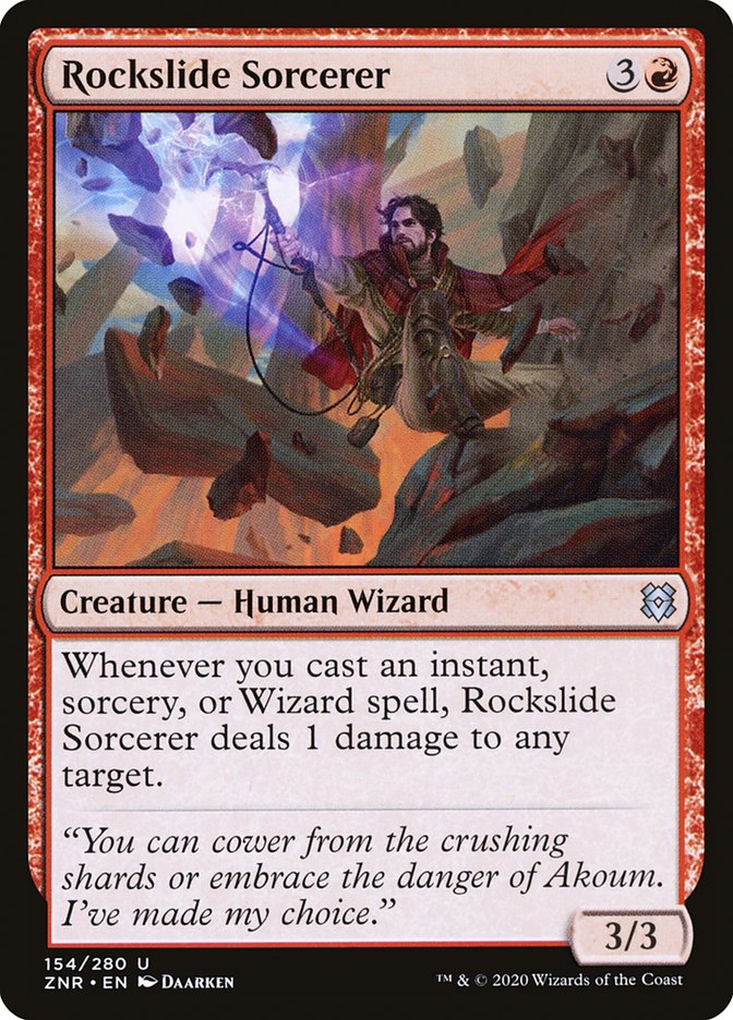 Rockslide Sorcerer [Zendikar Rising] | Gamers Paradise