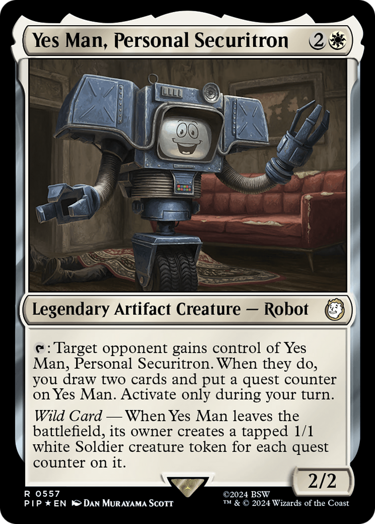 Yes Man, Personal Securitron (Surge Foil) [Fallout] | Gamers Paradise