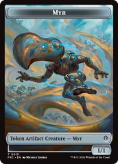 Gingerbrute // Myr Double-Sided Token [Reality Fracture Commander Tokens] | Gamers Paradise