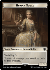 Human Noble // Cyberman Double-Sided Token [Doctor Who Tokens] | Gamers Paradise