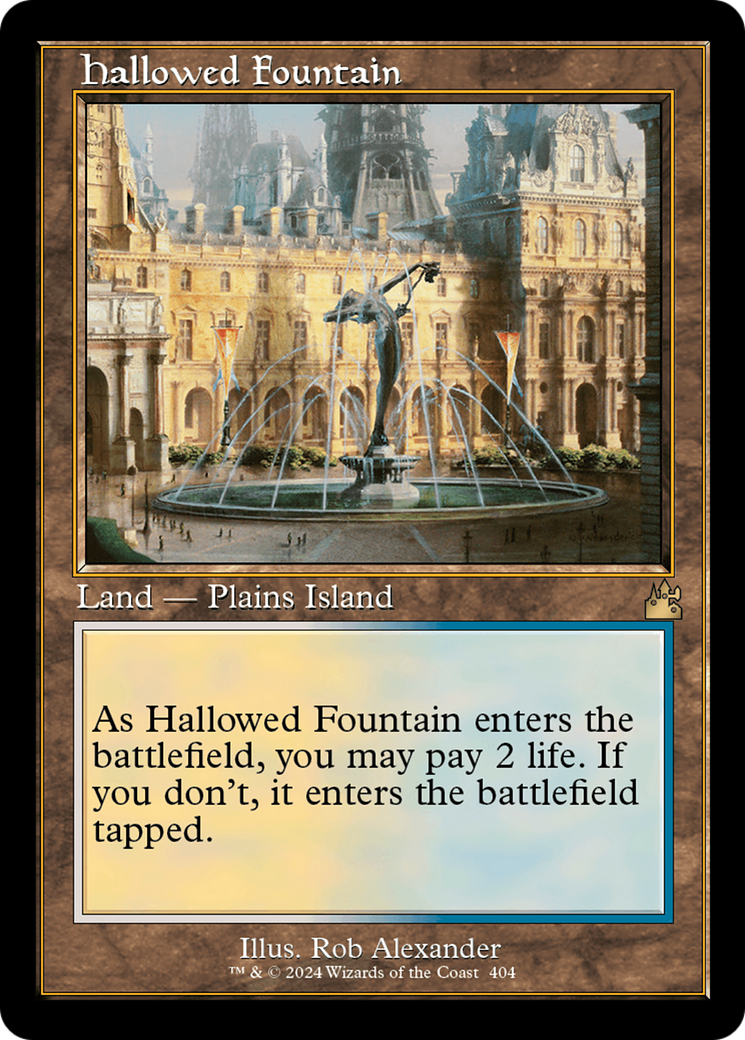 Hallowed Fountain (Retro) [Ravnica Remastered] | Gamers Paradise