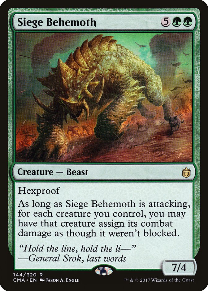 Siege Behemoth [Commander Anthology] | Gamers Paradise