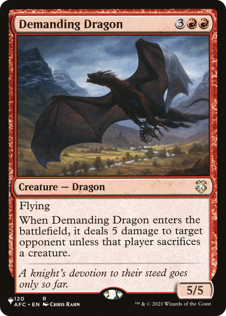 Demanding Dragon [The List] | Gamers Paradise